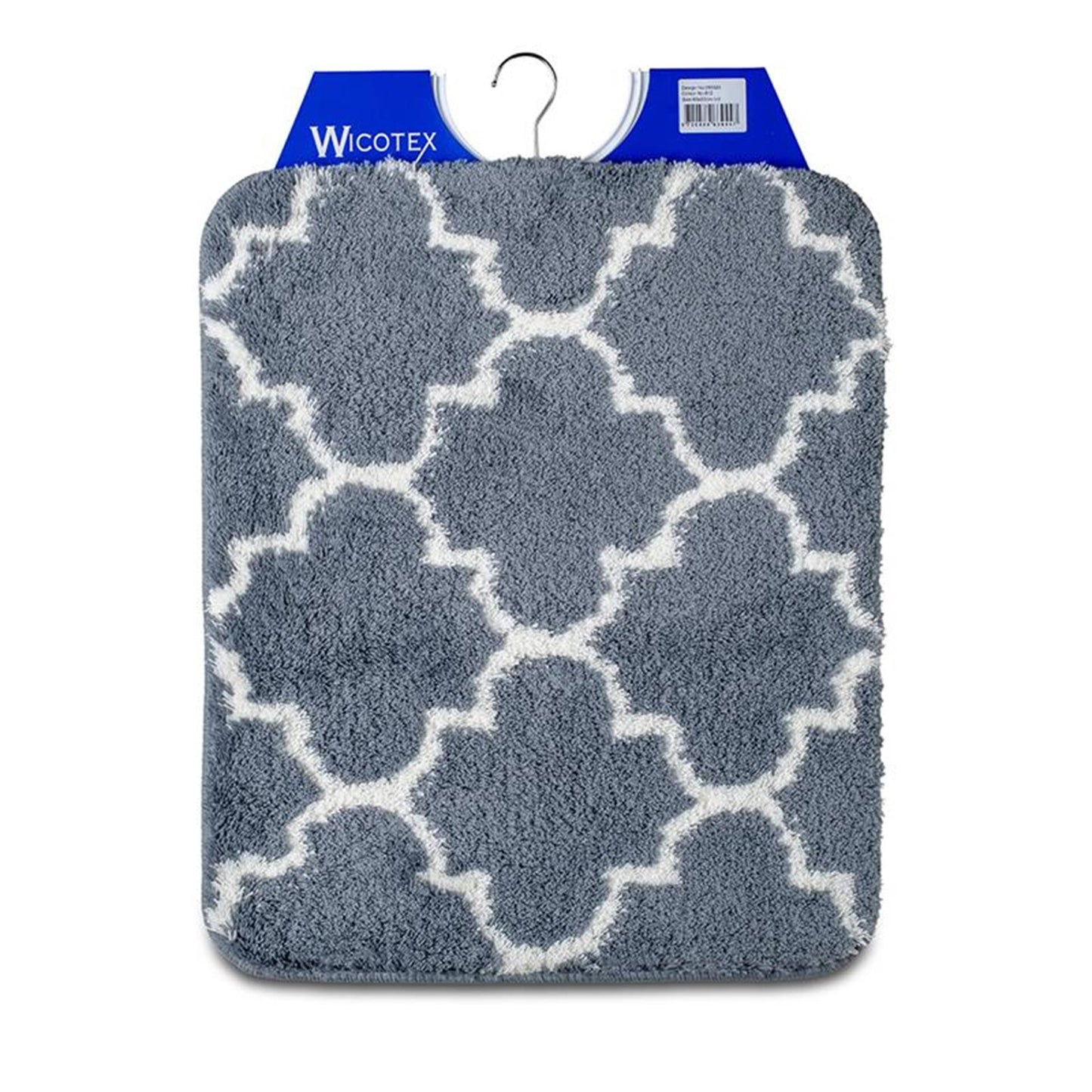 Wicotex tapis de bidet gris marseille 50x60cm