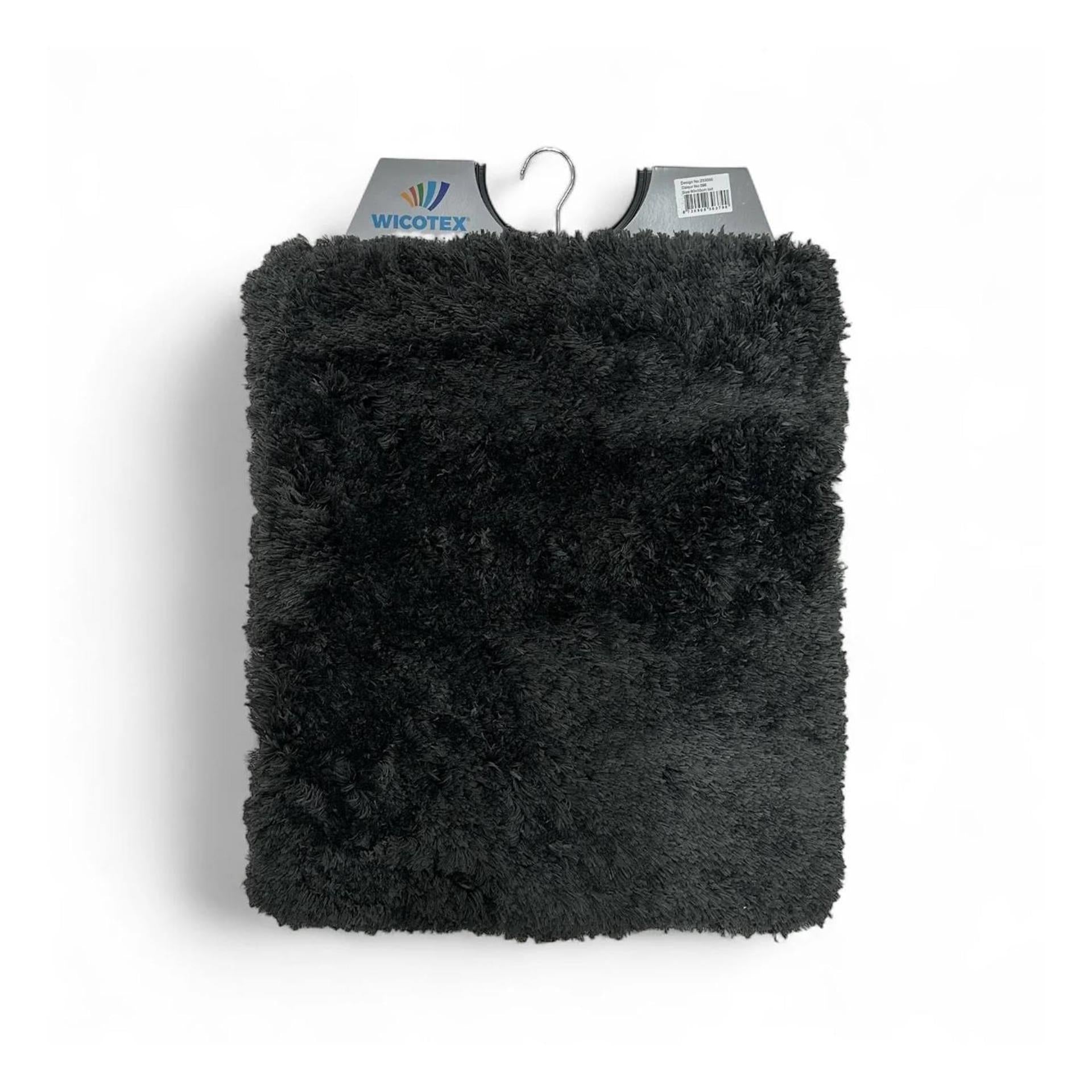 Wicotex tapis de bidet montagnes anthracite 50x60cm