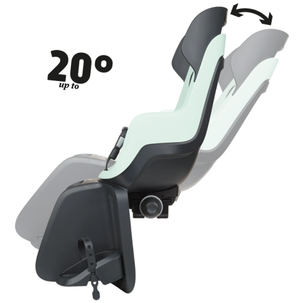 Bobike Child siège derrière Go Maxi Rs avec confirmation de cadre (FF) et mode de sommeil à la menthe poivrée