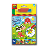 SES Colors with Water Coloring Book avec Water Marker Farmhouse - afbeelding 1