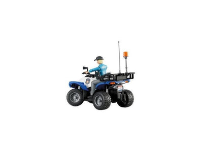 Bruder Bworld Police Quad avec policier et accessoires
