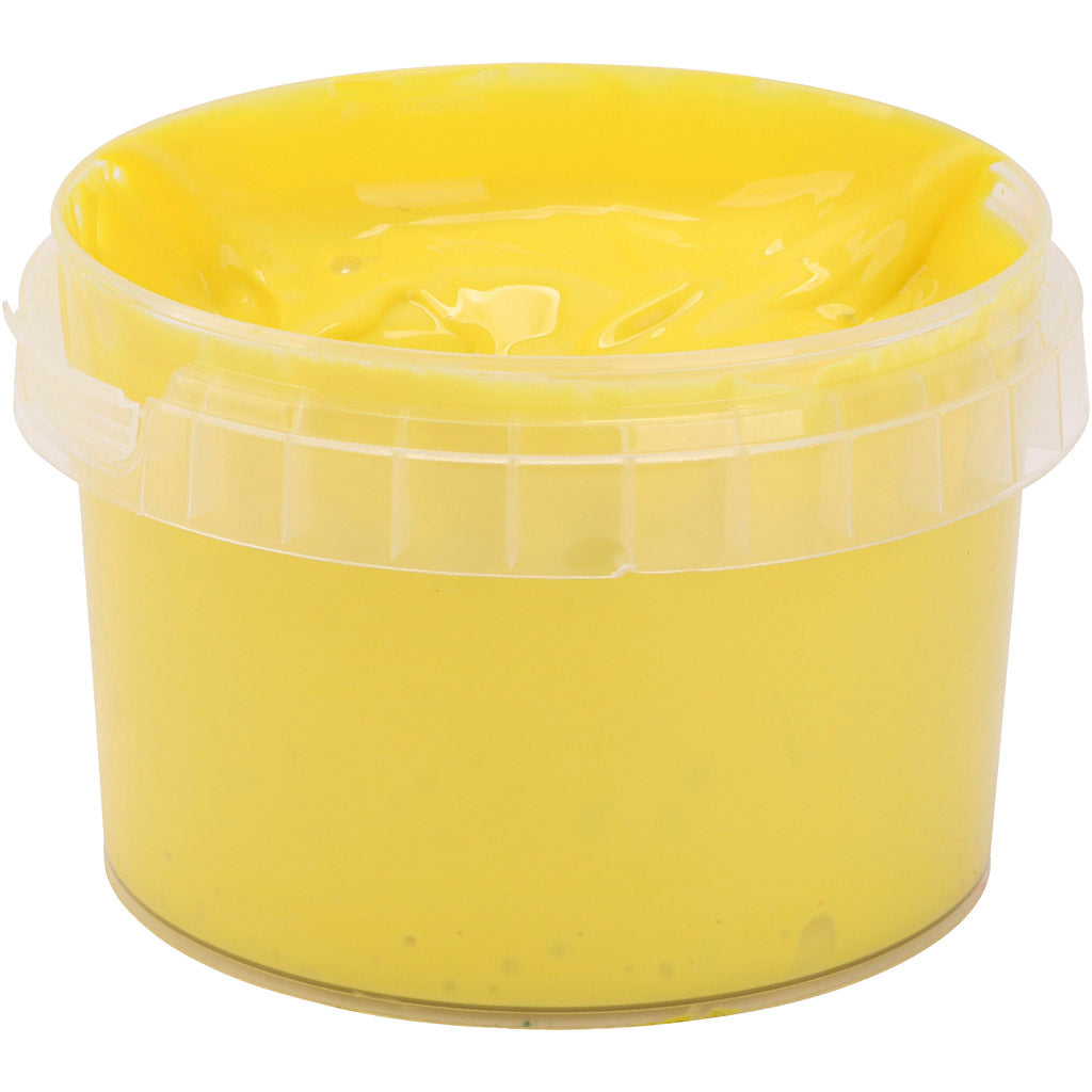 Peinture primo doigt, jaune, 250 ml 1 bouteille