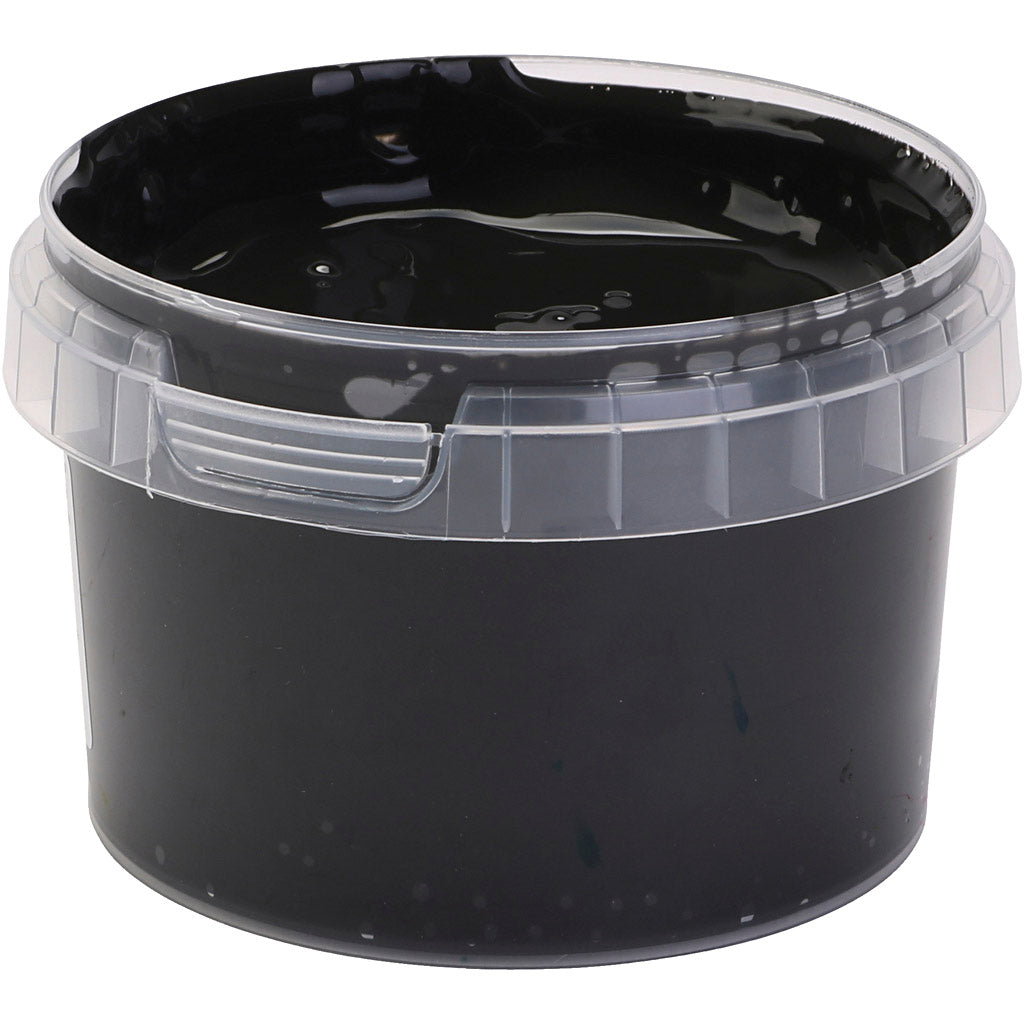 Peinture au doigt Primo, noire, 250 ml 1 bouteille