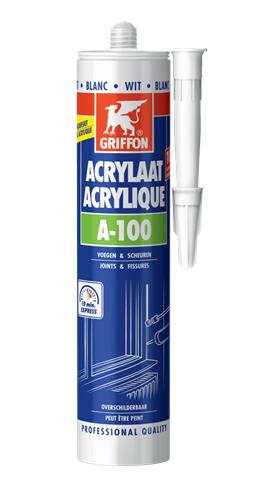 Mastic acrylique Griffon a-100 blanc 300ml