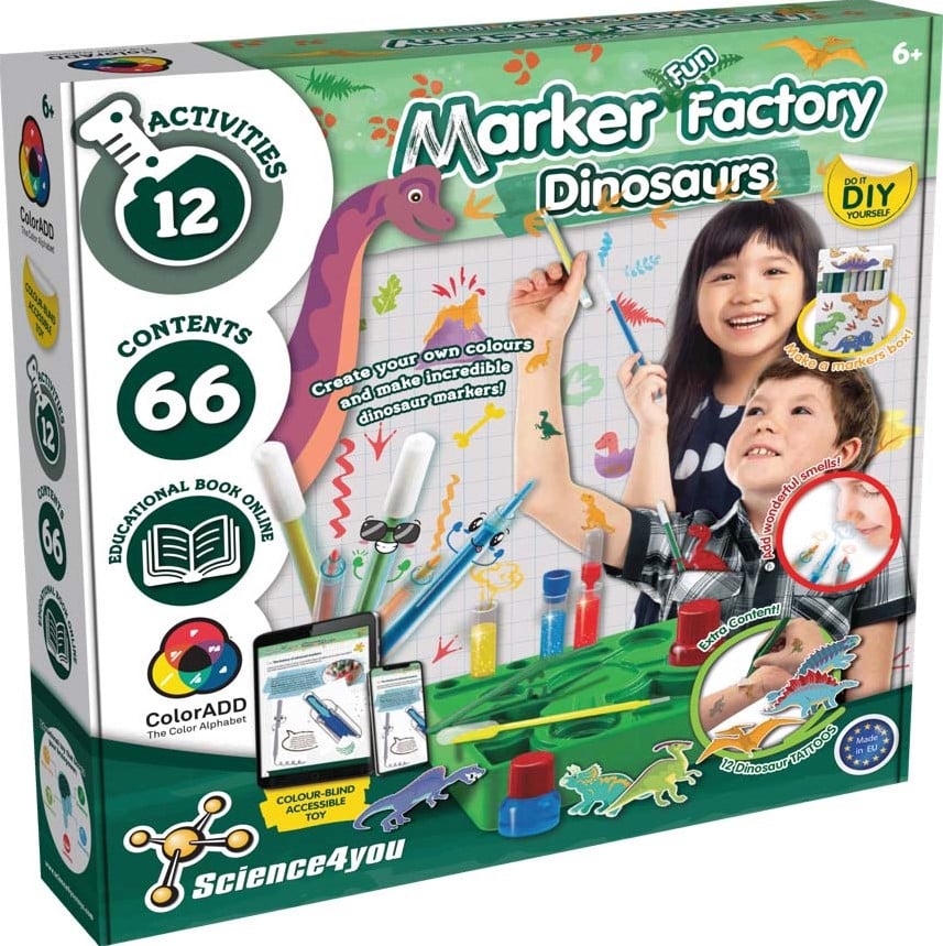 Science 4 You Marker Factory avec Dinosauriesen