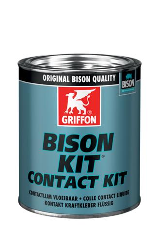 Bison griffon kit colle contact bidon 750ml