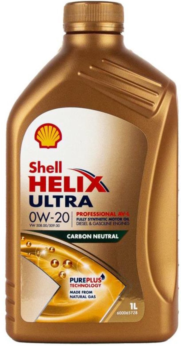 Shell helix ultra professionnel av-l 0w20 c5 -1 litre