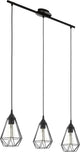 Lampe à suspension Eglo tarbes - e27 - 79 cm - noire