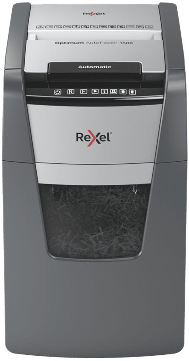 Destructeur de papier gris Rexel 150x