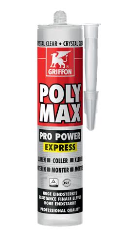 Griffon polymax pro-power express transparent 300gr | 12 pièces