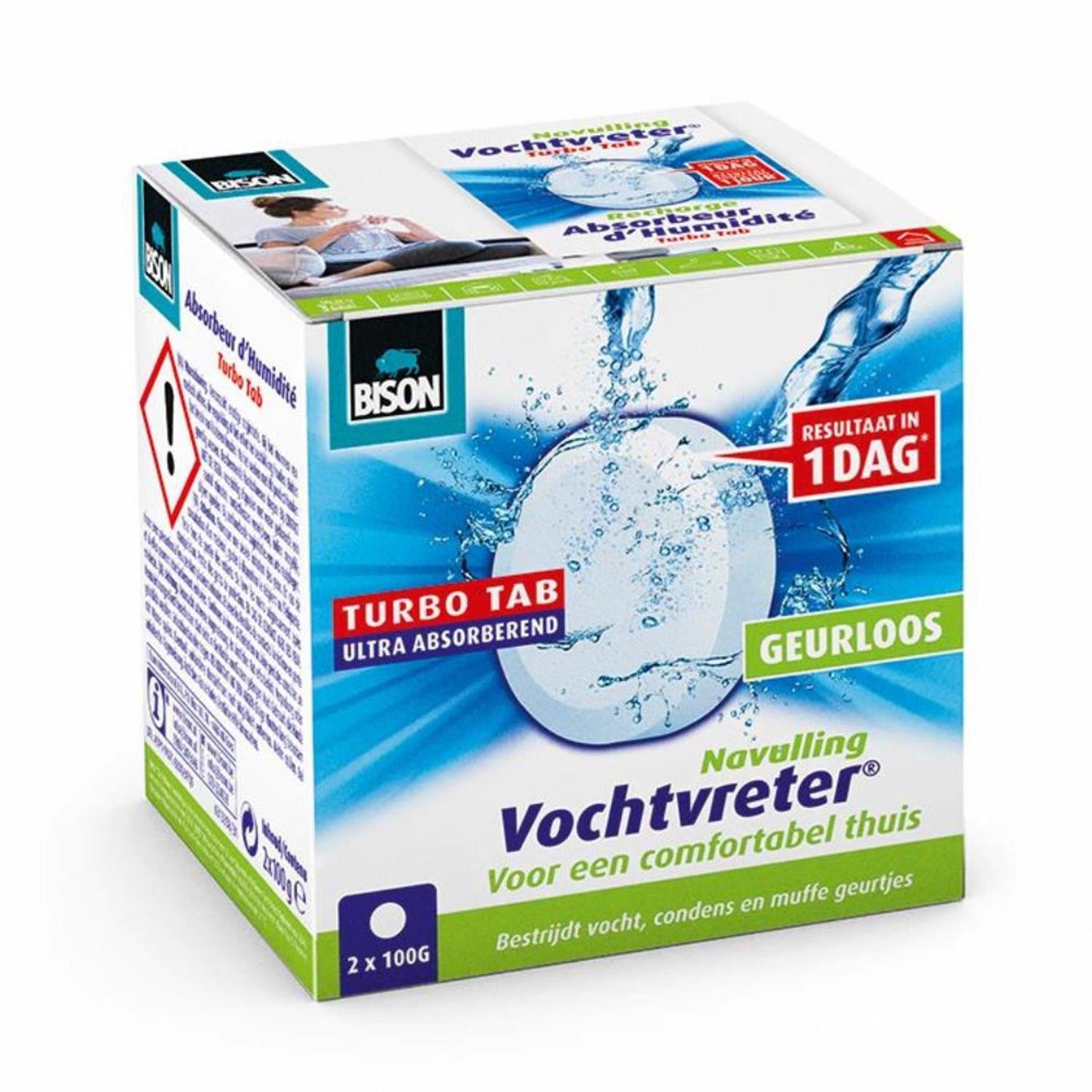 Mangeur d'humidité du bison turbo recharge inodore 100gr