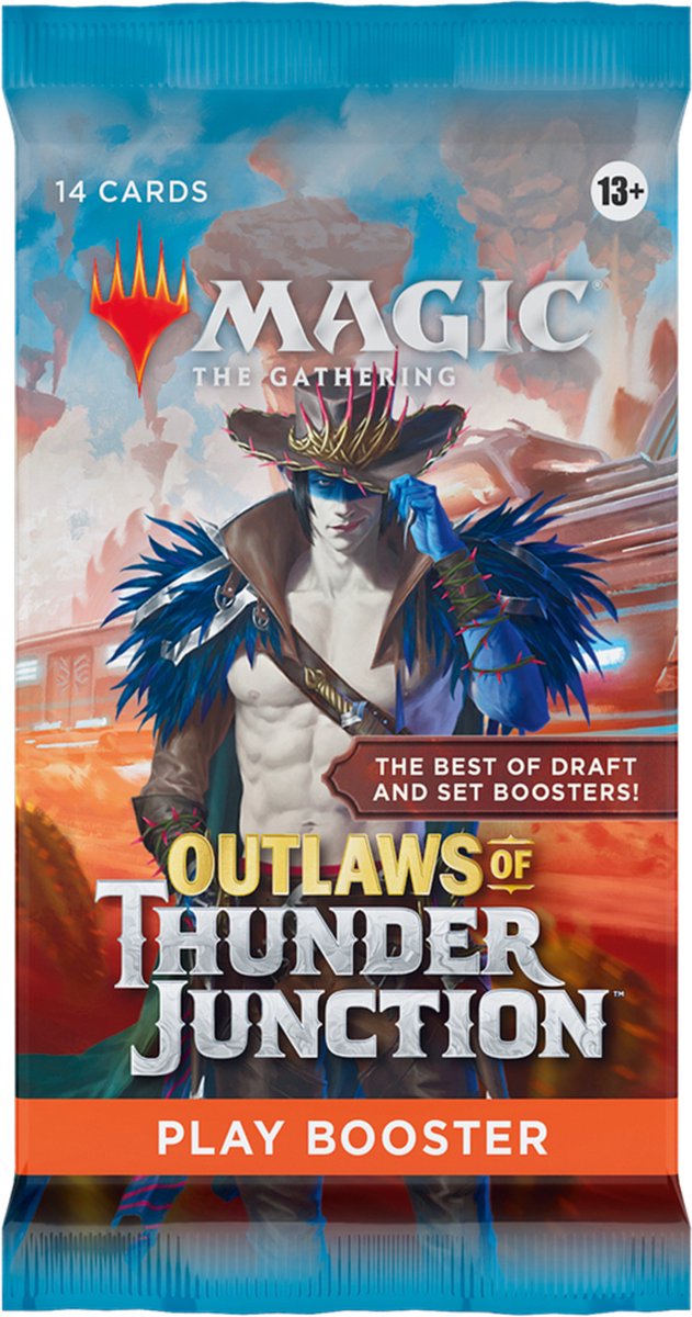 Magic: the rassemblement - pack booster de jeu hors-la-loi de Thunder Junction - fr