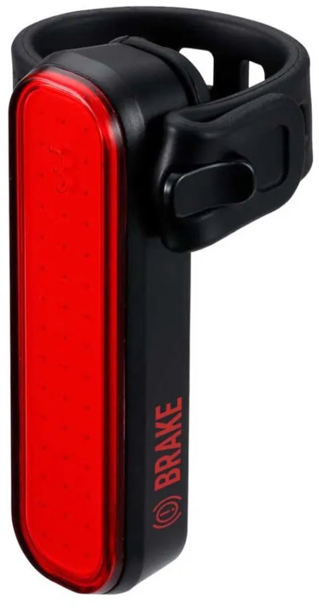 Bbb signal de freinage feu arrière vélo avec feu stop - 80 lumens - rechargeable par USB - étanche IPX7 - durée de combustion : 41 heures - éclairage vélo vélo de course VTT - BLS-256
