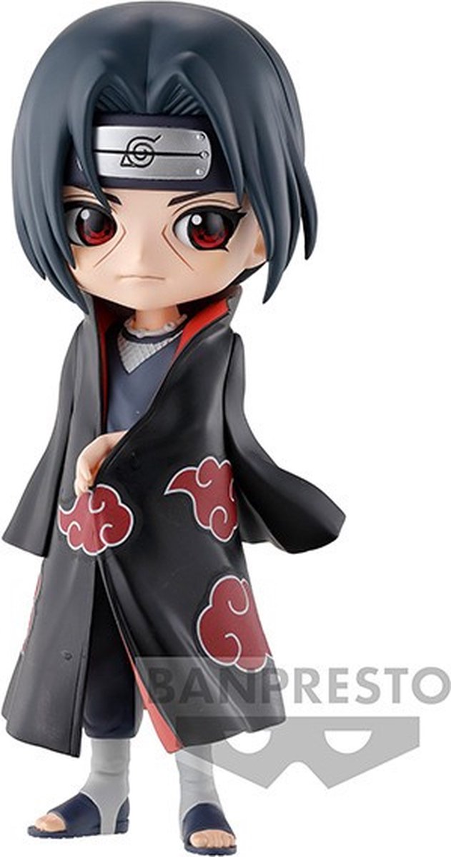 Banpresto co., ltd. Naruto Shippuden Q Posket - Itachi Uchiha (ver.a) - statue 14cm