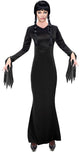 Widmann la morticia de la famille Addams - robe noire - taille l