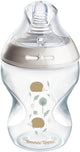 Biberon Tommee Tippee Natural Start - lot de 1 biberon 260 ml - faible vitesse d'alimentation 0m+ - avec motif hérisson