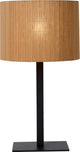 Lucide magius - lampe de table - ø 28 cm - 1xe27 - naturel - japandi