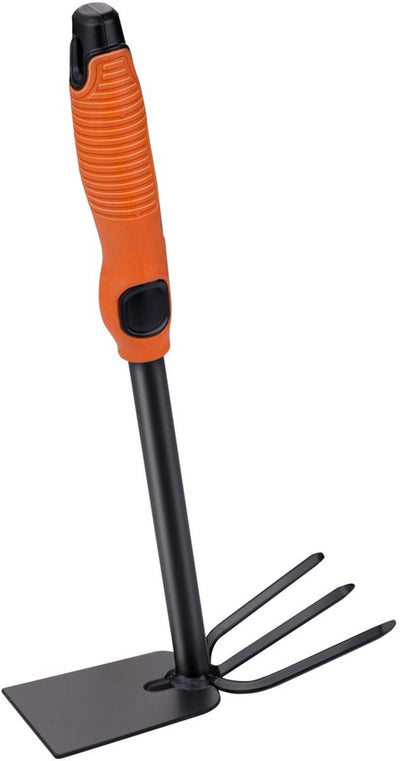 Binette double Black+decker - 3 picots et talon - 30 cm - manche ergonomique - noir orange