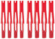 Kie d'aide à l'assemblage des outils KS 8PCS.F.Seals