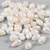 Creativ company perles d'eau douce, perforées transversalement, d 4-6 mm, diamètre de trou 1 mm, nacre, 55 pièces 1 boîte
