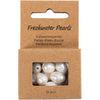 Creativ company perles d'eau douce, perforées dans le sens de la longueur, d 9-11 mm, diamètre du trou 2 mm, nacre, 13 pièces 1 boîte
