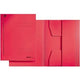 Dossier 3 rabats Leitz rouge A3