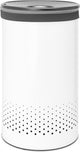 Panier à linge Brabantia - avec couvercle - 60 l - blanc gris foncé