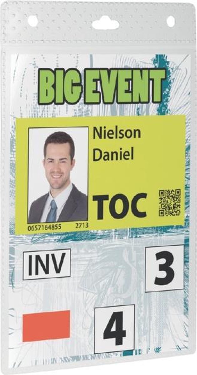 Badge événement durable a6 transparent