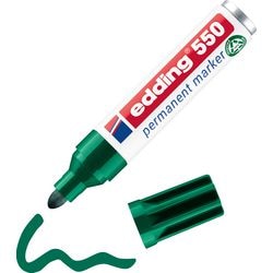 Marqueur permanent edding 550 3 -4 mm vert rond