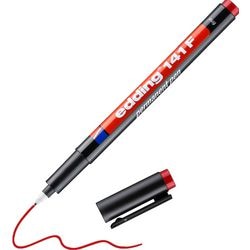 Marqueur permanent ohp edding 141f rouge 0,6 mm