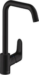 Hansgrohe focus m41 - mitigeur de cuisine - commande à levier unique - 260 mm - noir mat
