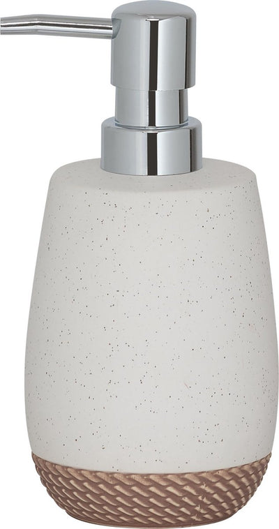Tresse en peau de phoque - distributeur de savon - 400 ml sur pied - sable