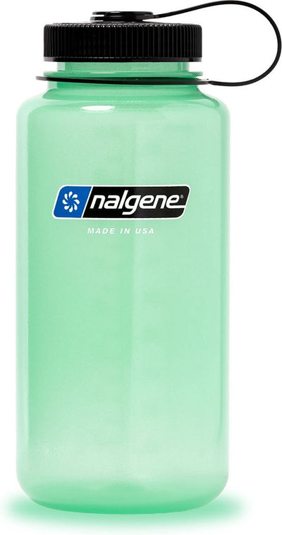 Nalgene - bouteille à large goulot - gourde - bouteille d'eau - étanche - 1000 ml - sans bpa - sustain - vert brillant