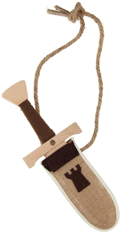 Poignard en bois Playwood luxe avec étui