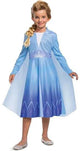 Déguisement Disney - La Reine des Neiges 2, Elsa Travelling Basic Plus, taille M (7-8 ans), filles
