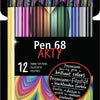 Stabilo Pen 68 Felt -Tip Pens Arty, 12e.