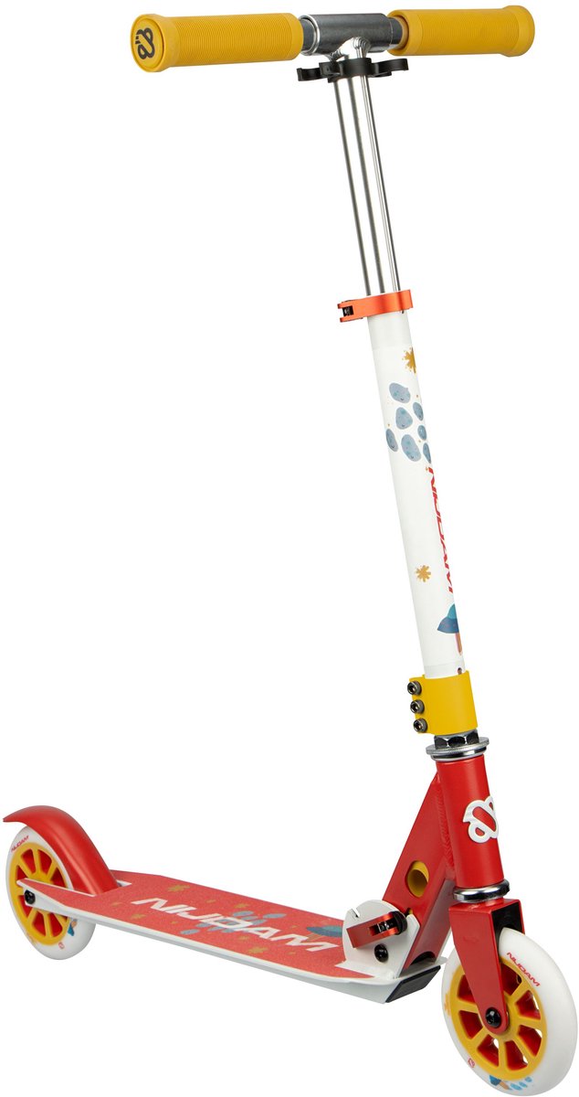 Trottinette pliante Nijdam - supernova ranger exclusif - rouge - cadre aluminium