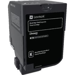 Cartouche de toner lexmark 74c2hke noir