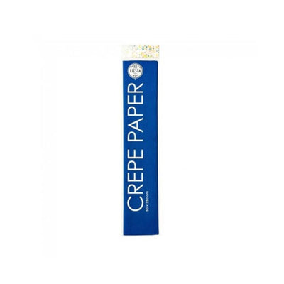 Papier crépon 50x250cm bleu marine 12 rouleaux