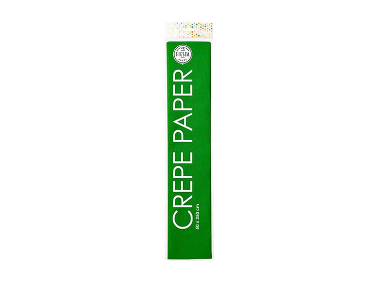 Papier crépon Globos 50x250cm vert pomme paquet de 12