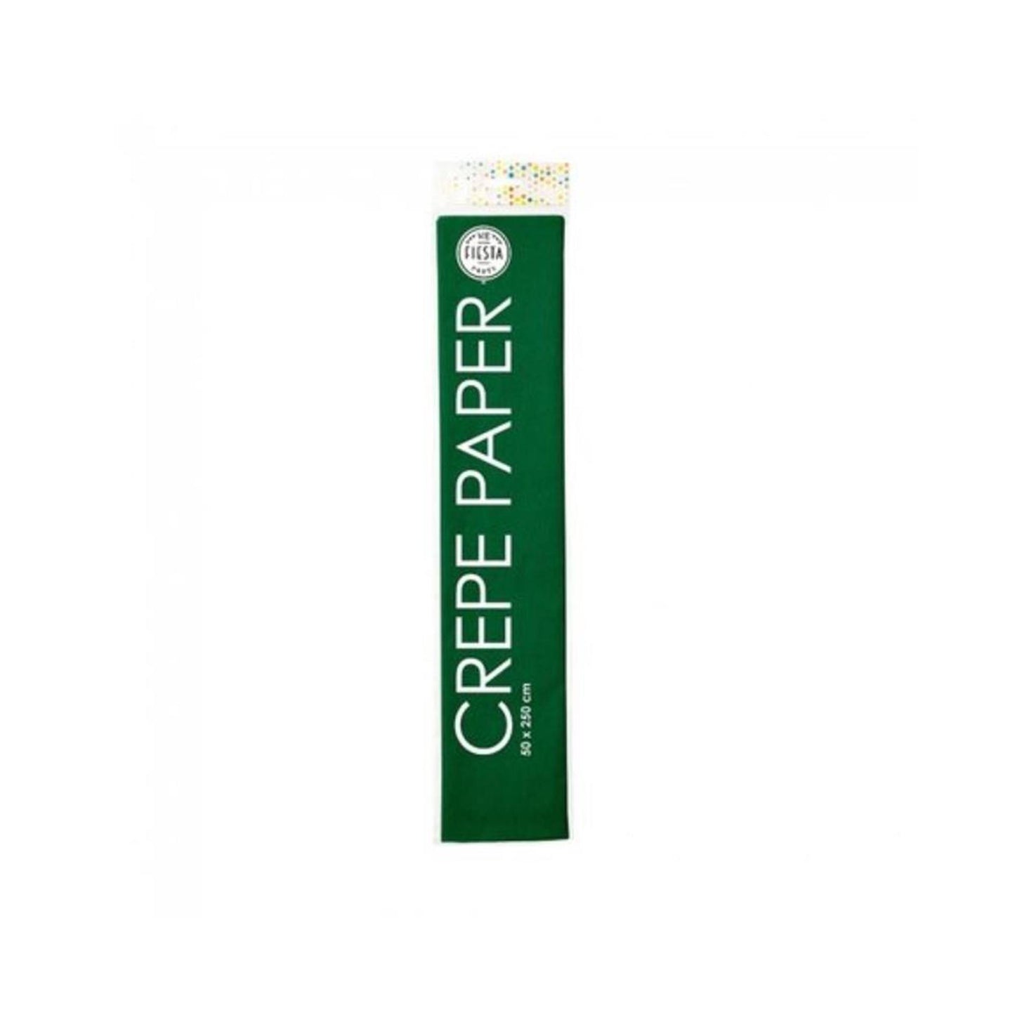 Papier crépon Globos 50x250cm Vert Noël 12 rouleaux