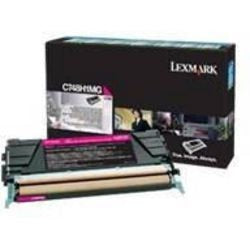Cartouche de toner lexmark c748h1mg magenta