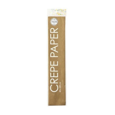 Globos Crepe Papier Gold, 50x250 cm