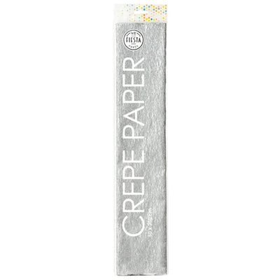 Globos Crepe Paper Silver, 50x250 cm