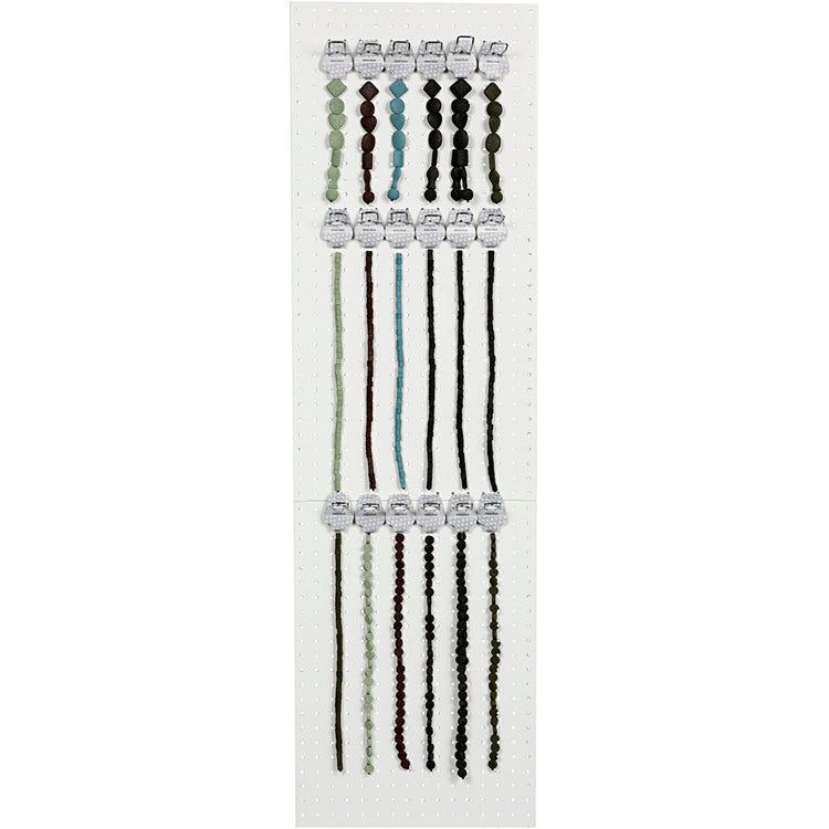 Perles de lave Creativ Company, taille 6-37 mm, taille du trou 1+2 mm, le contenu peut varier, env. 890 pièces, couleurs variées, 20 tours 1 boîte