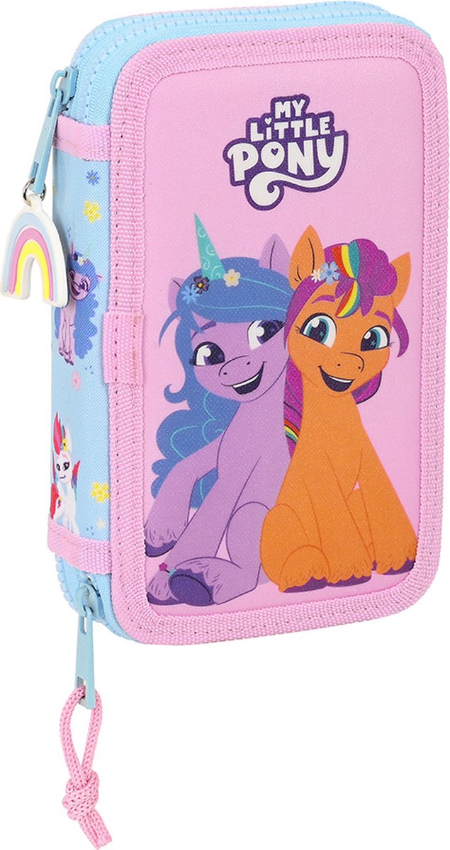 Trousse remplie Mon petit poney, wild free - 28 pcs. - 19,5 x 12,5 x 4 cm - polyester