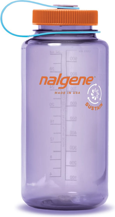 Nalgene - bouteille à large goulot - gourde - bouteille d'eau - étanche - 1000 ml - sans bpa - sustain - améthyste