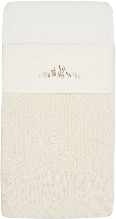 Jollein - drap lit bébé - 120x150cm - lit, lit bébé - coton - bord de rivière