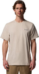 Chemise d'extérieur pour hommes Columbia csc™ outdoor back Graphic Tee - pierre foncée, paysage solaire