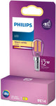 Lampe LED Philips - Forme de lampe T25 - Lampe de réfrigérateur avec culot E14 - Lumière blanc chaud : 2700k - 12w - Verre transparent